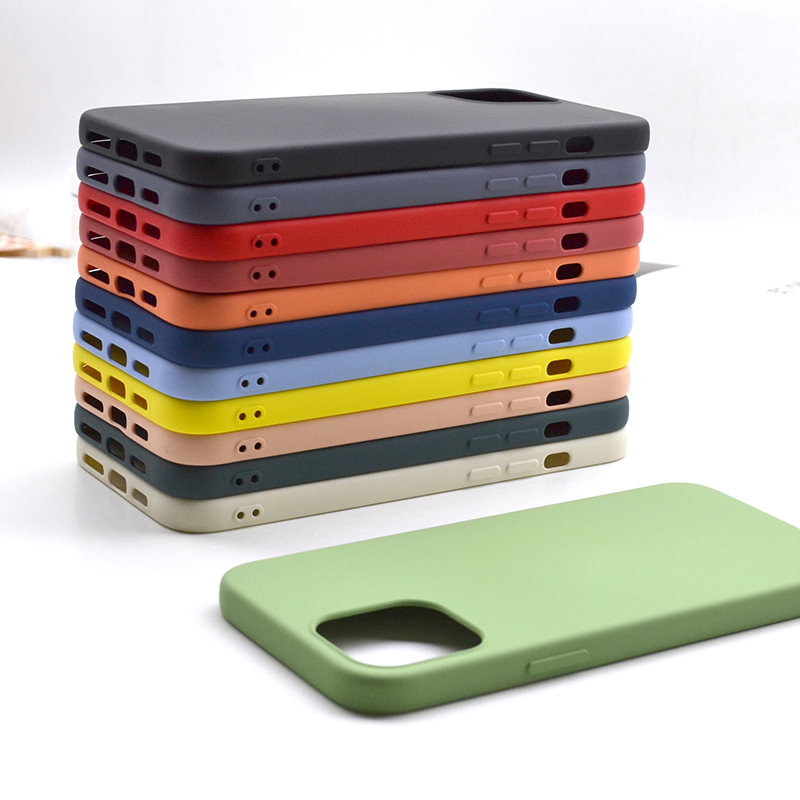 Husa noua de sosire Rainbow Color Silicone Liquid pentru telefon pentru iPhone 11 Pro Max X XS XR 6 6 Plus 6S 7 8 Husa de protectie pentru telefonul mobil